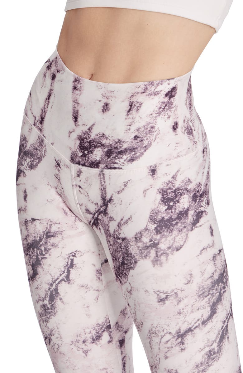 Wildfox Marble Print 7/8 Leggings, Alternate, color,