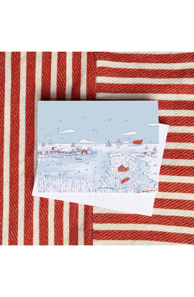 Ramus & Co Salty Town Greeting Card Pack Set, Alternate, color, Multi-Pack