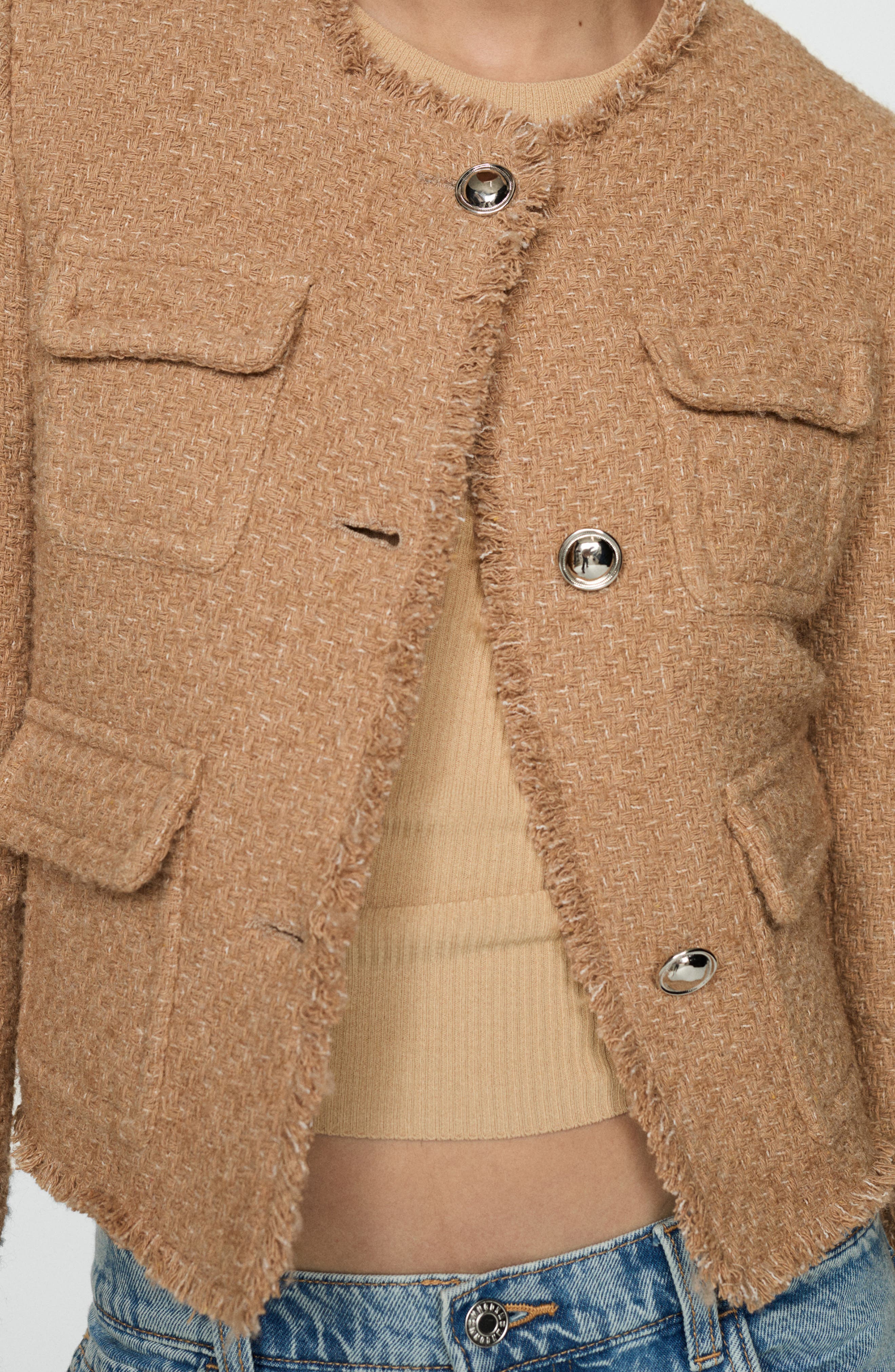 Pocket Tweed Jacket - image 2