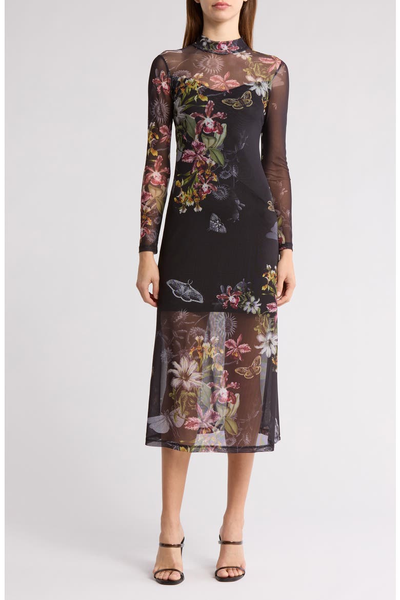 hanna floral maxi dress Hannah Floral Maxi Dress - Black