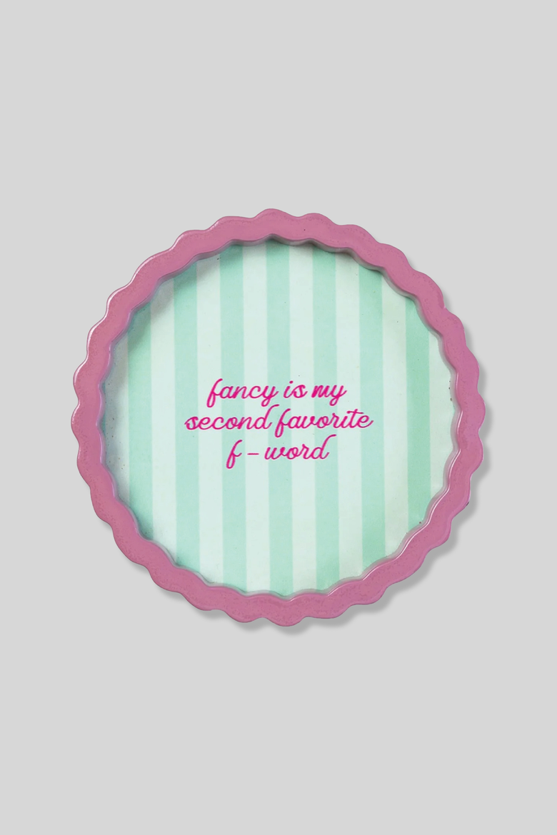 Fancy Small  Lacquer Tray, Main, color, Mint Green, Pink