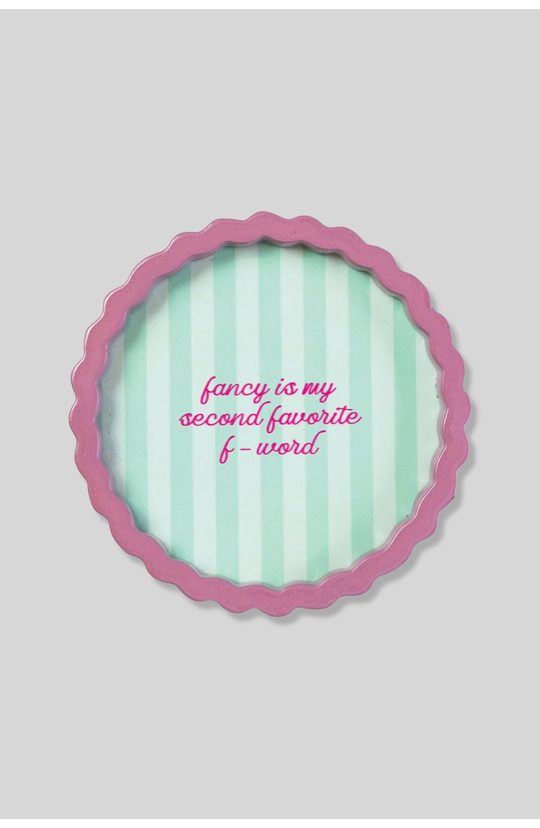 Furbish Fancy Small Lacquer Tray, Main, color, Mint Green, Pink