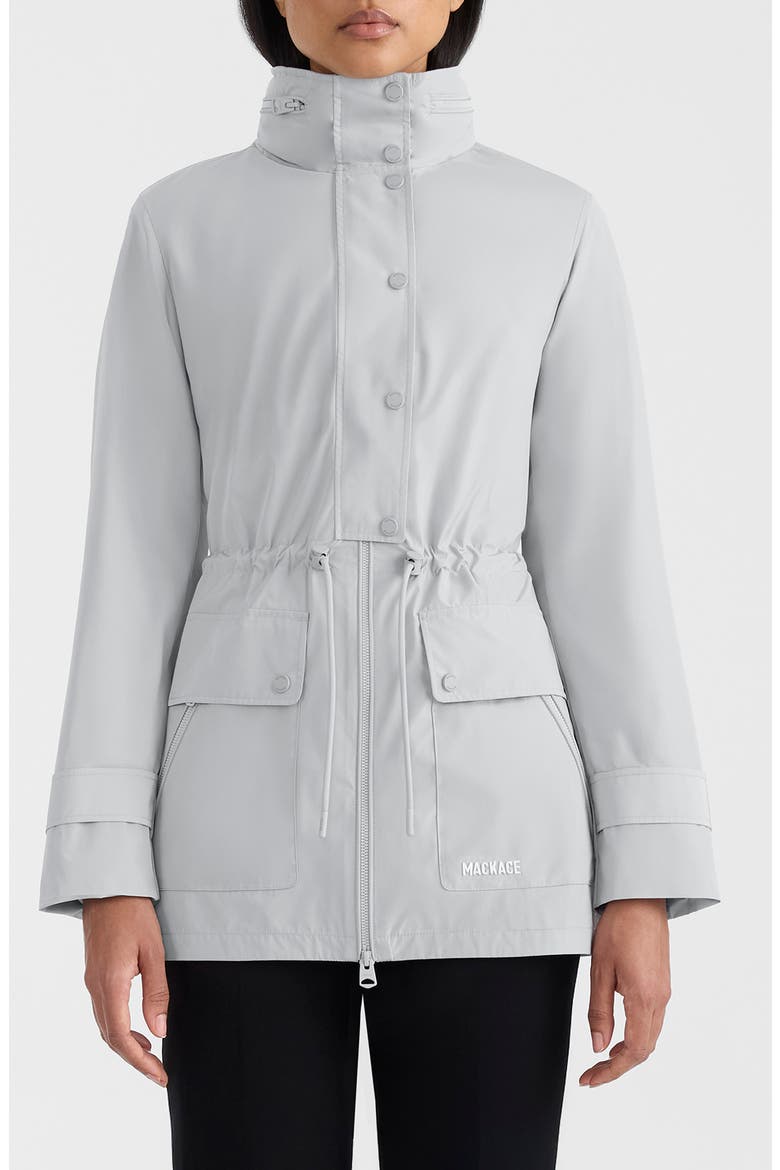 Keryn-Z Water Repellent Jacket, Main, color, MID GREY