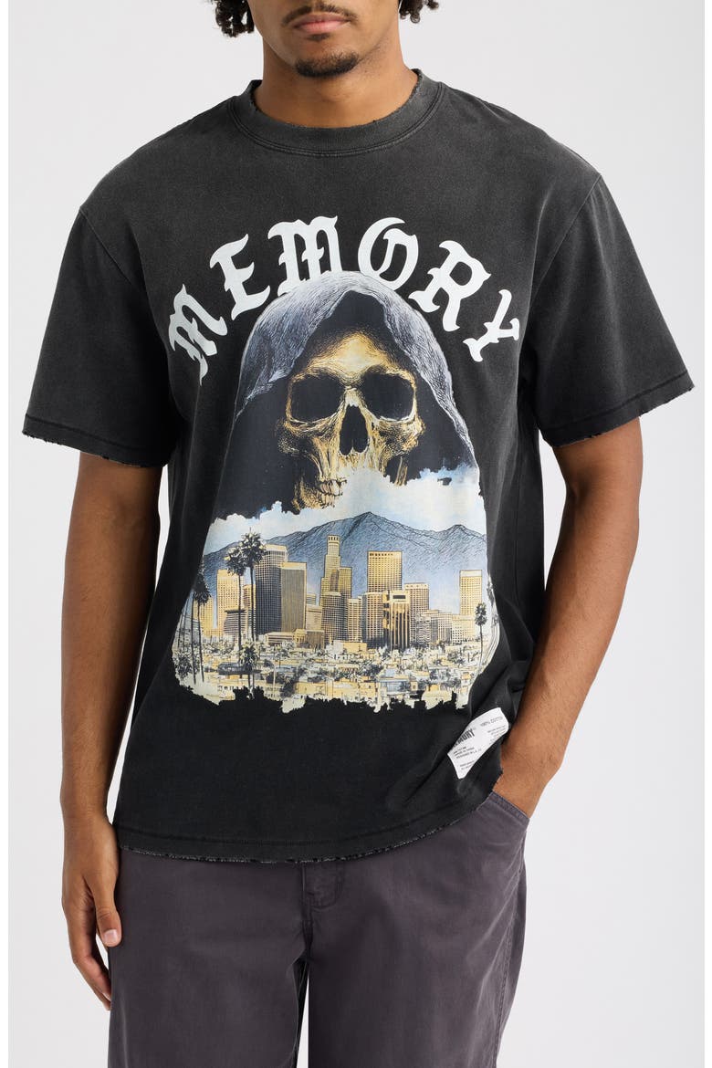 Old E Reaper Cotton Graphic T-Shirt, Main, color, VINTAGE BLACK