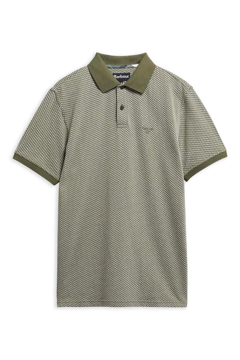 Copgrove Texture Jacquard Polo, Alternate, color, DUSTY OLIVE
