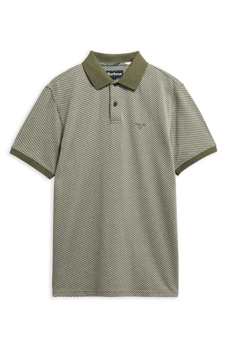 Barbour Copgrove Texture Jacquard Polo, Alternate, color, Dusty Olive
