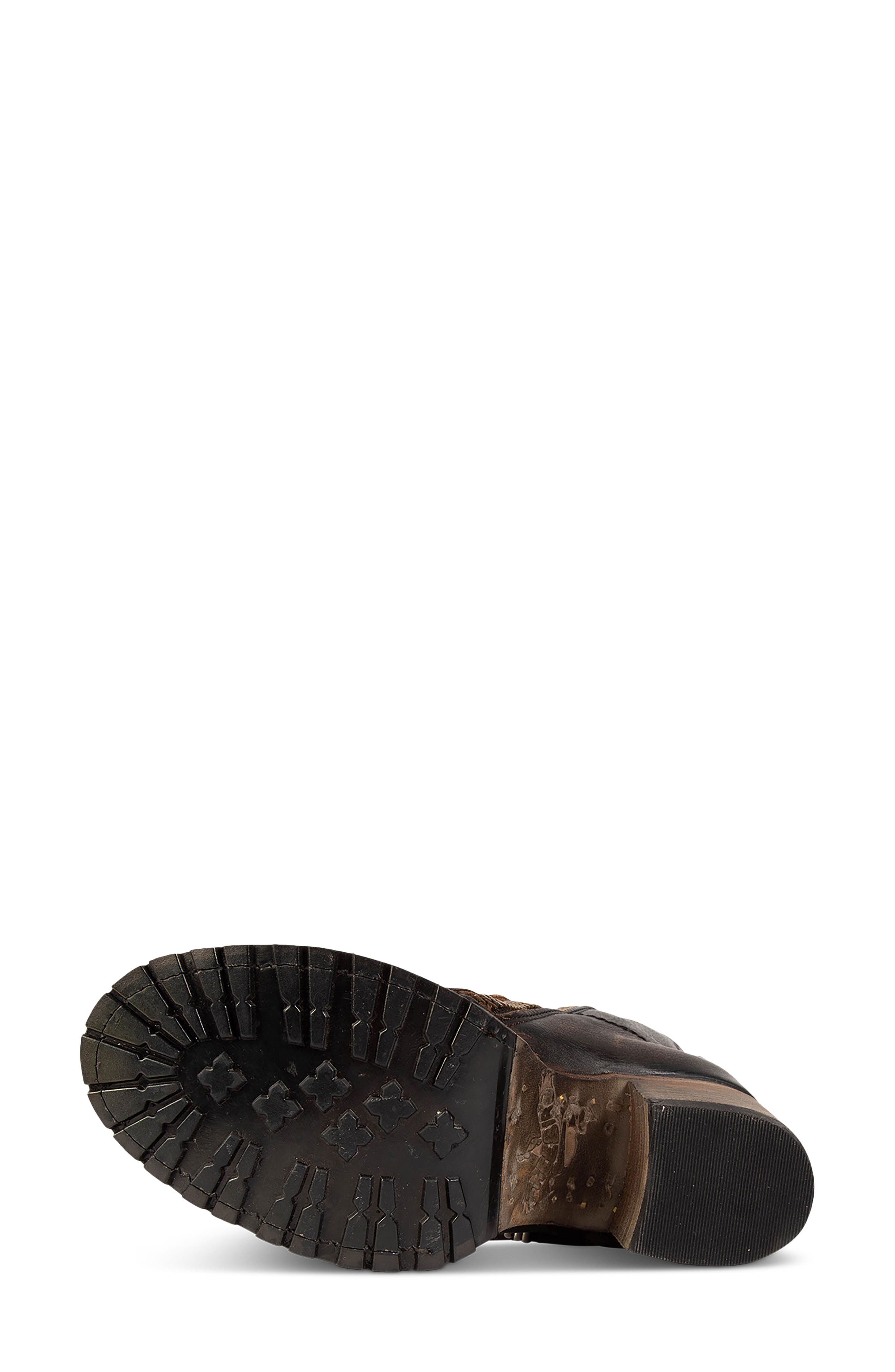Cora Buckle Boot, Alternate, color, BLACK
