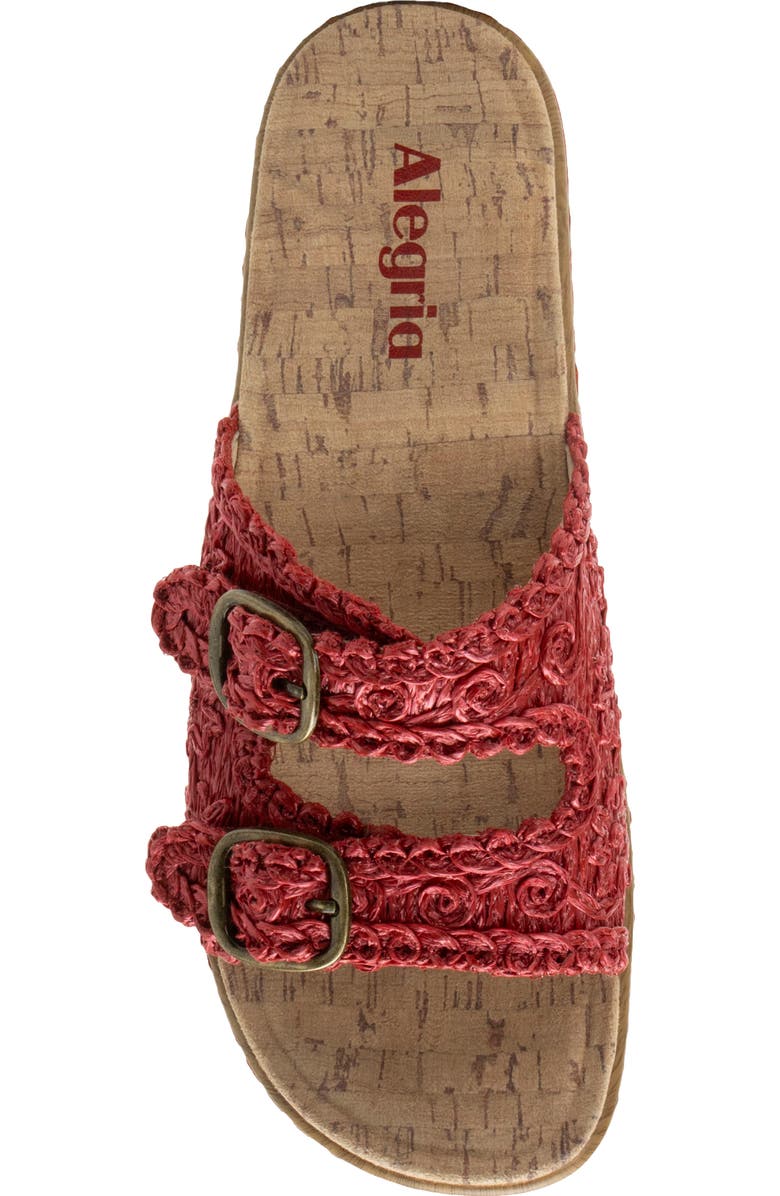 Alegria by PG Lite Oona Platform Slide Sandal, Alternate, color, Red