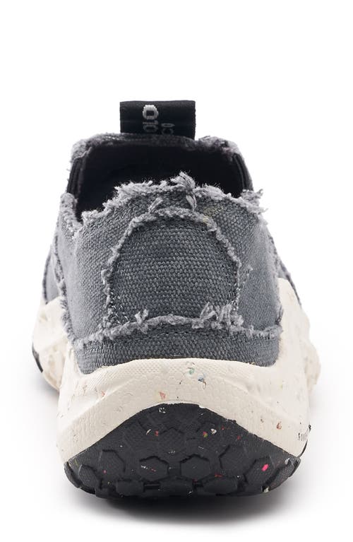 Holo Footwear Athena Moc Slip-on Shoe In Charcoal