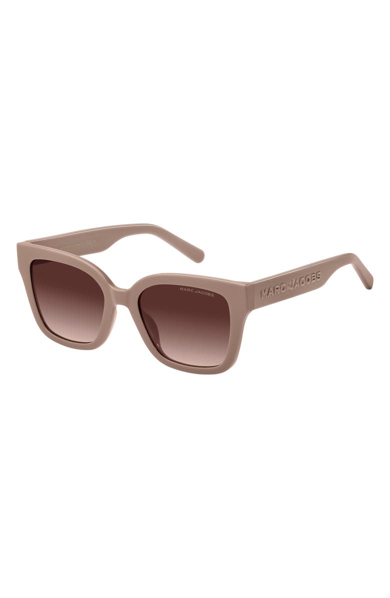 Marc Jacobs 53mm Gradient Square Sunglasses, Alternate, color, 010A-Ha