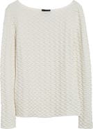 Emporio Armani Textured Jersey Top