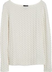Emporio Armani Textured Jersey Top