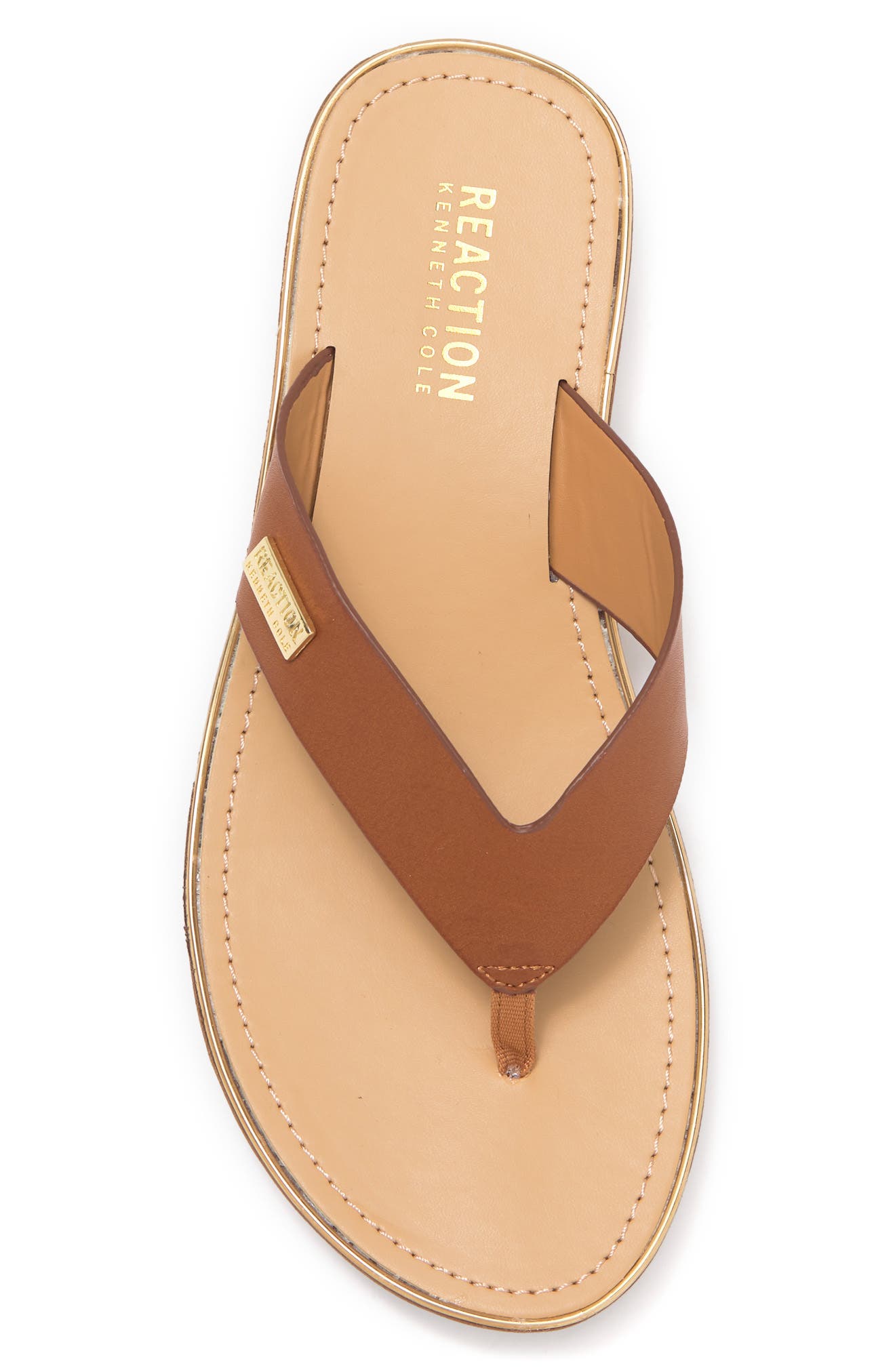 Shine Light Wedge Flip-Flop Sandal, Alternate, color, TOFFEE