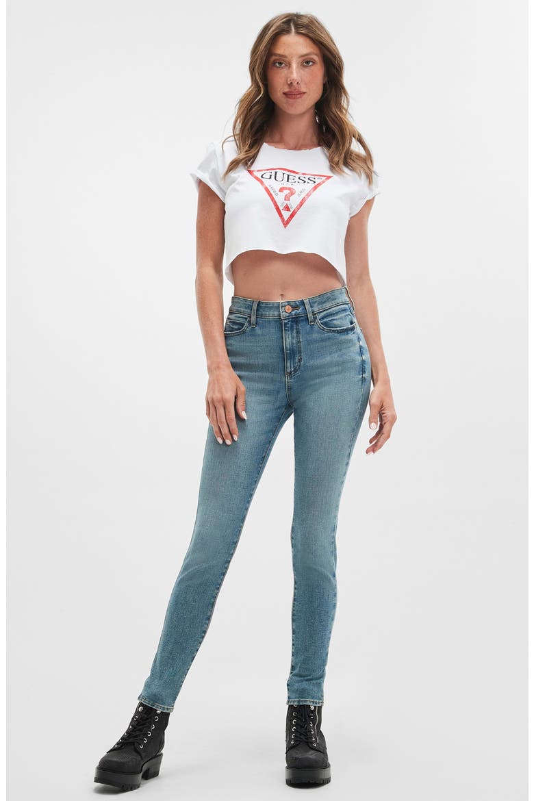 1981 High Waist Ankle Skinny Jeans, Alternate, color, ZRCN-OPEN