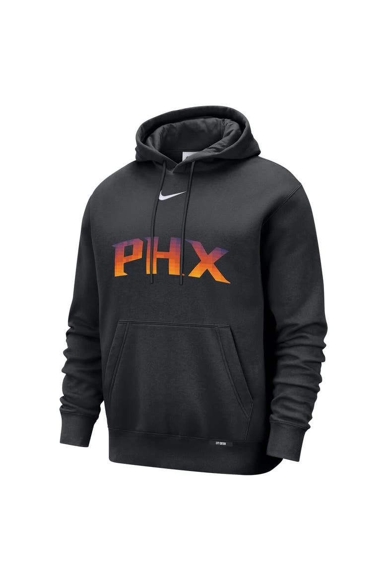Men's Nike  Black Phoenix Suns 2025/26 City Edition Essential Logo Remix Hoodie, Alternate, color, Black