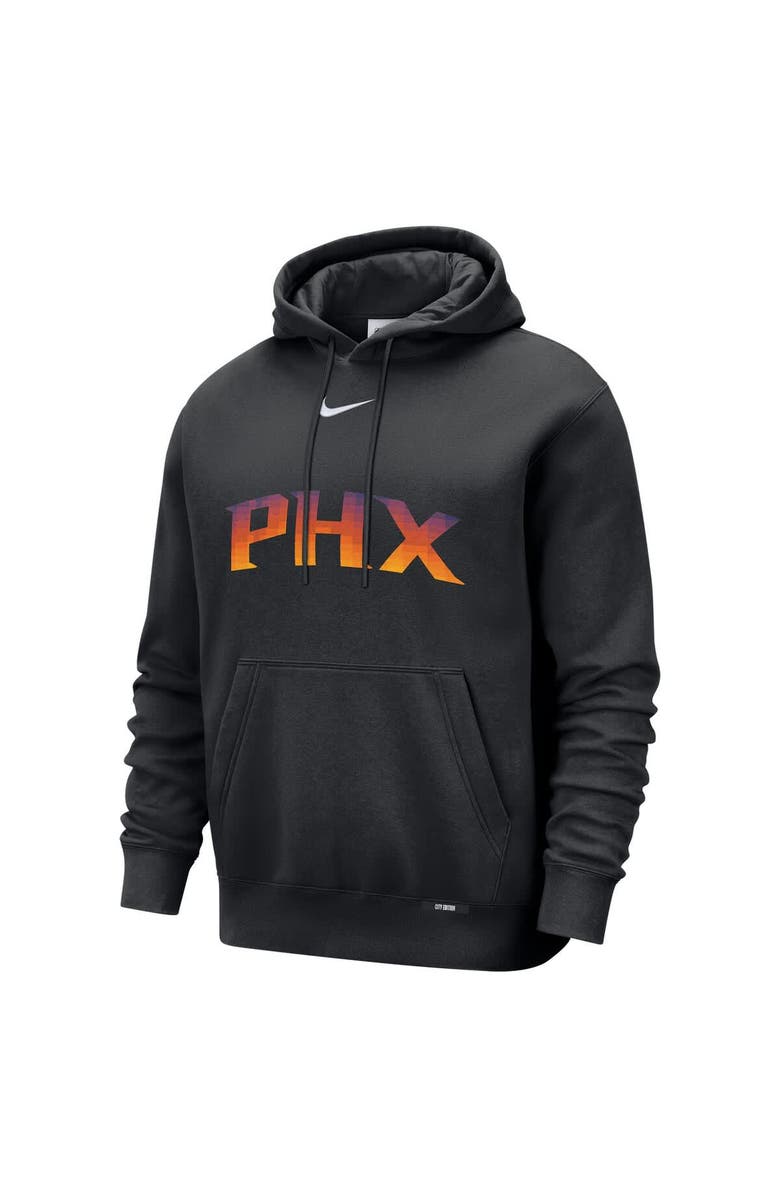 Nike Men's Nike Black Phoenix Suns 2025/26 City Edition Essential Logo Remix Hoodie, Alternate, color, Black