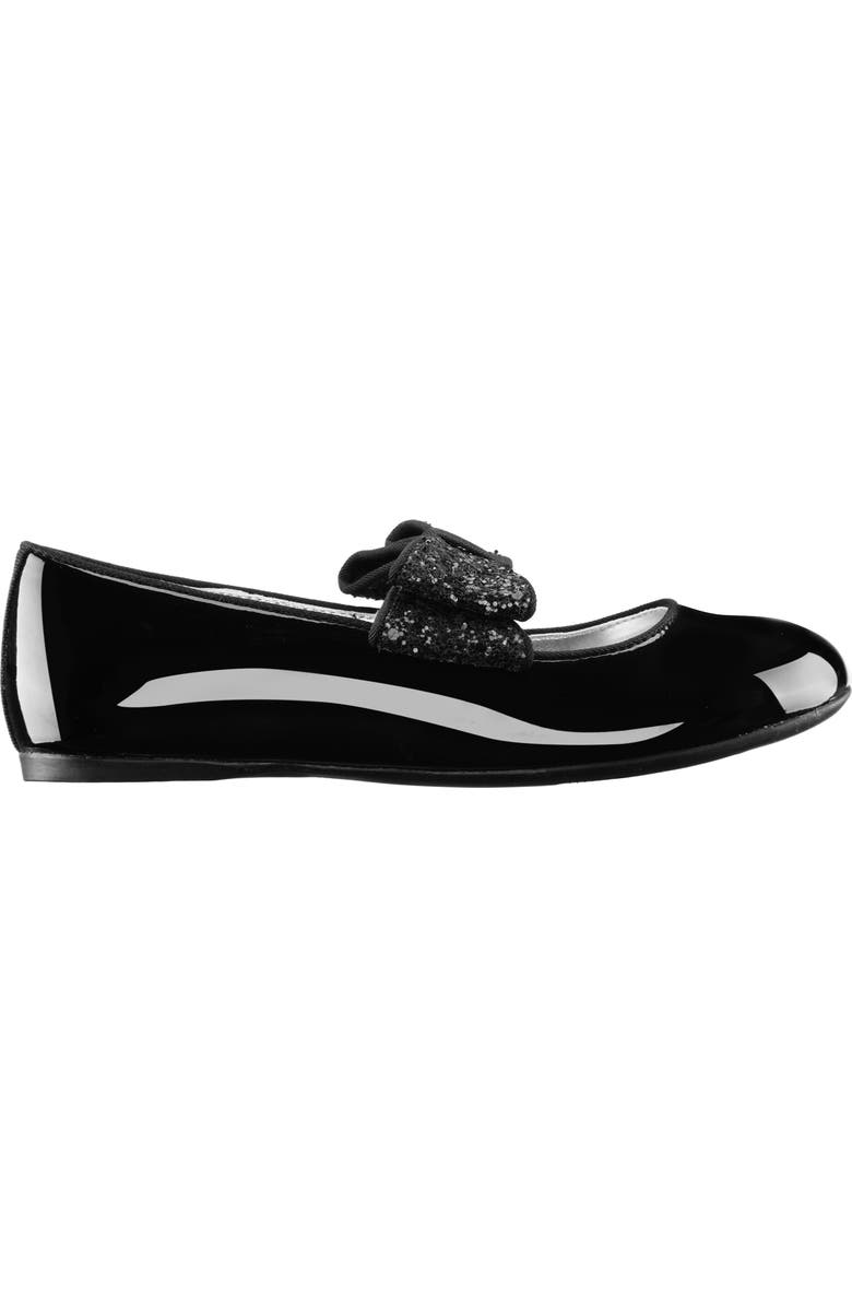 Nina Zondra Glitter Bow Flat, Alternate, color,