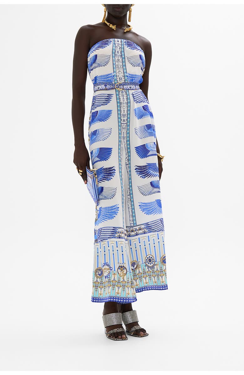 Camilla STRAPLESS JUMPSUIT WITH D RING BELT DANCING WITH DAYLIGHT, Alternate, color, Dancing With Daylight