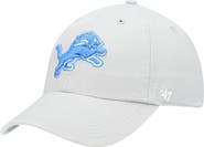 '47 Men's '47 Gray Detroit Lions Clean Up Adjustable Hat