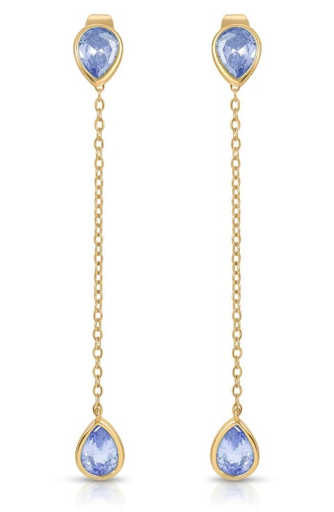 Radiant Linear Drop Earrings