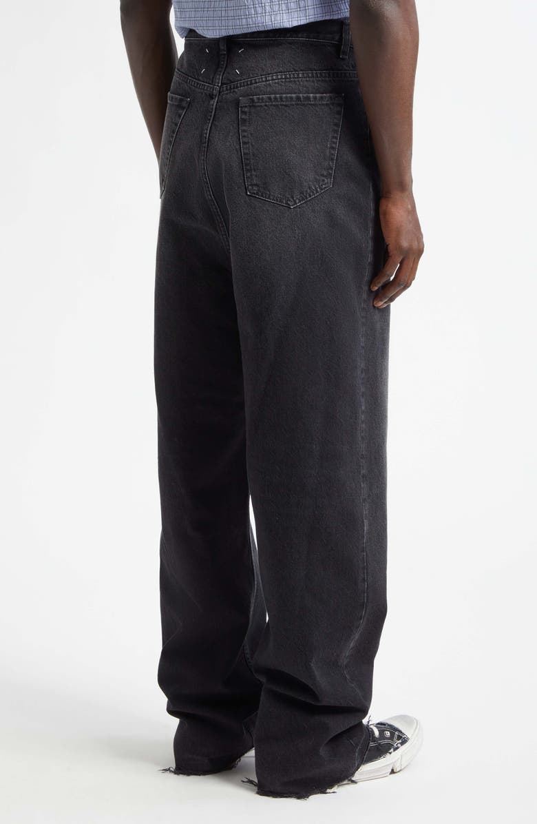 Maison Margiela Dropped Rise Jeans, Alternate, color, Medium Black