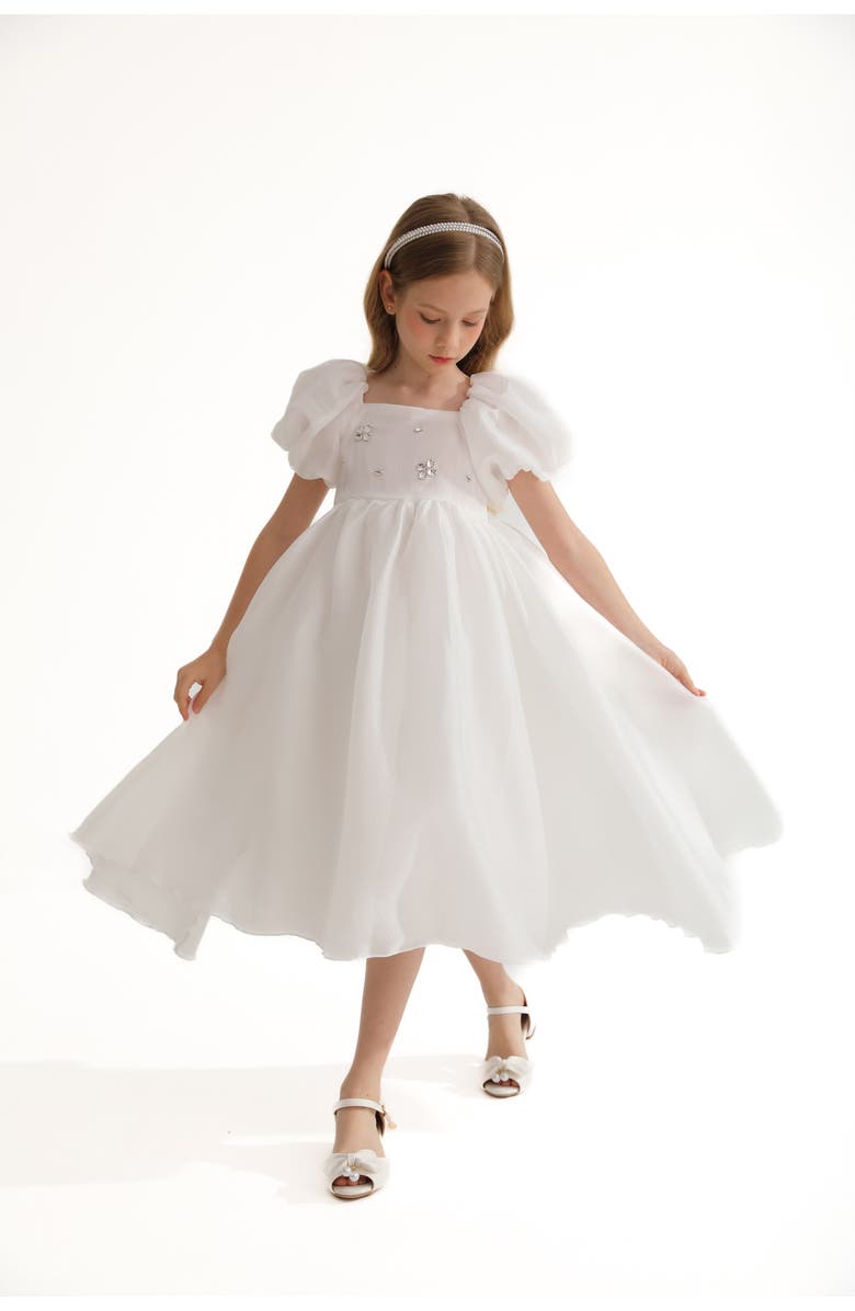 Tulleen Janelle Dress, Alternate, color, White