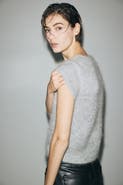 H&M Mohair-blend Top