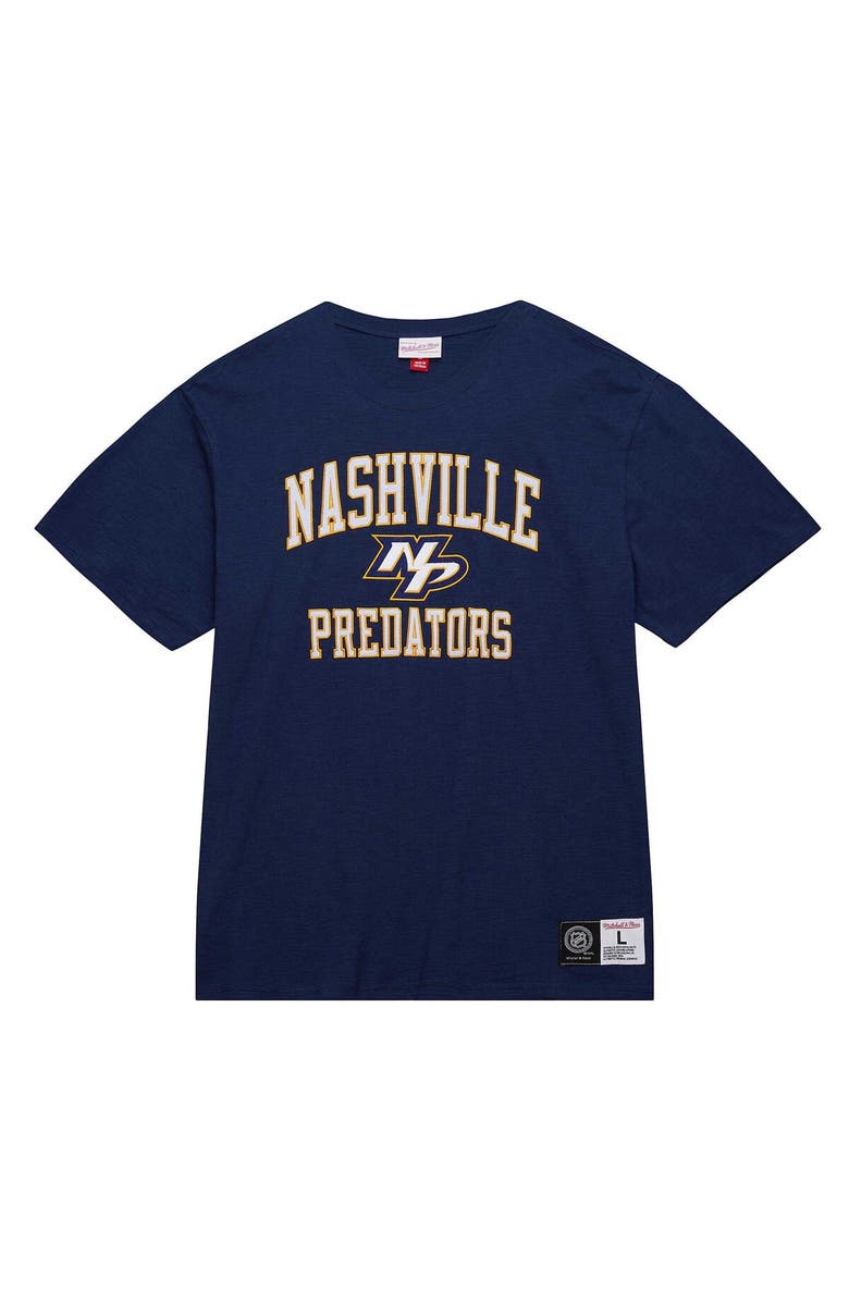 Mitchell & Ness Men's Mitchell & Ness Navy Nashville Predators Legendary Slub T-Shirt, Alternate, color, Navy