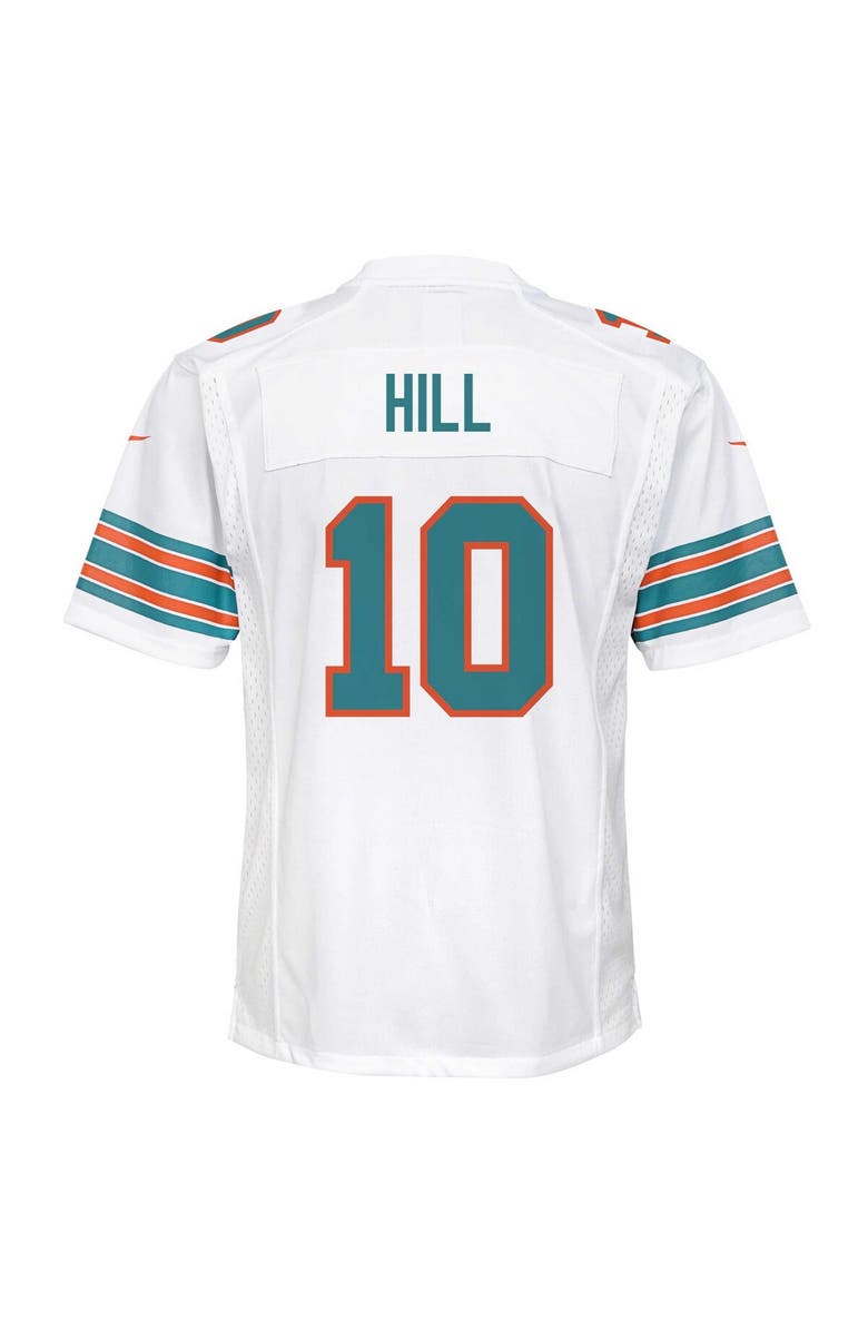 Nike Youth Nike Tyreek Hill White Miami Dolphins Alternate Player Game Jersey, Alternate, color, White