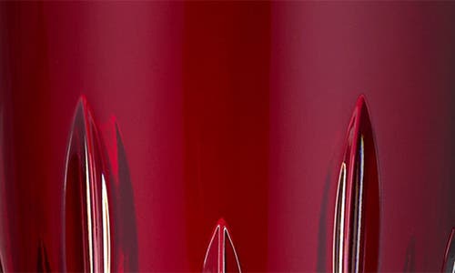 Waterford Lismore Red Crystal Cocktail Shaker In Red