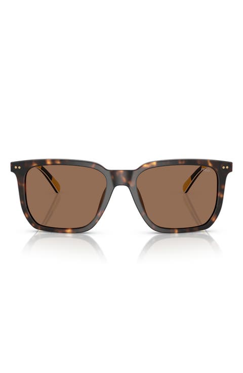 55mm Rectangular Sunglasses