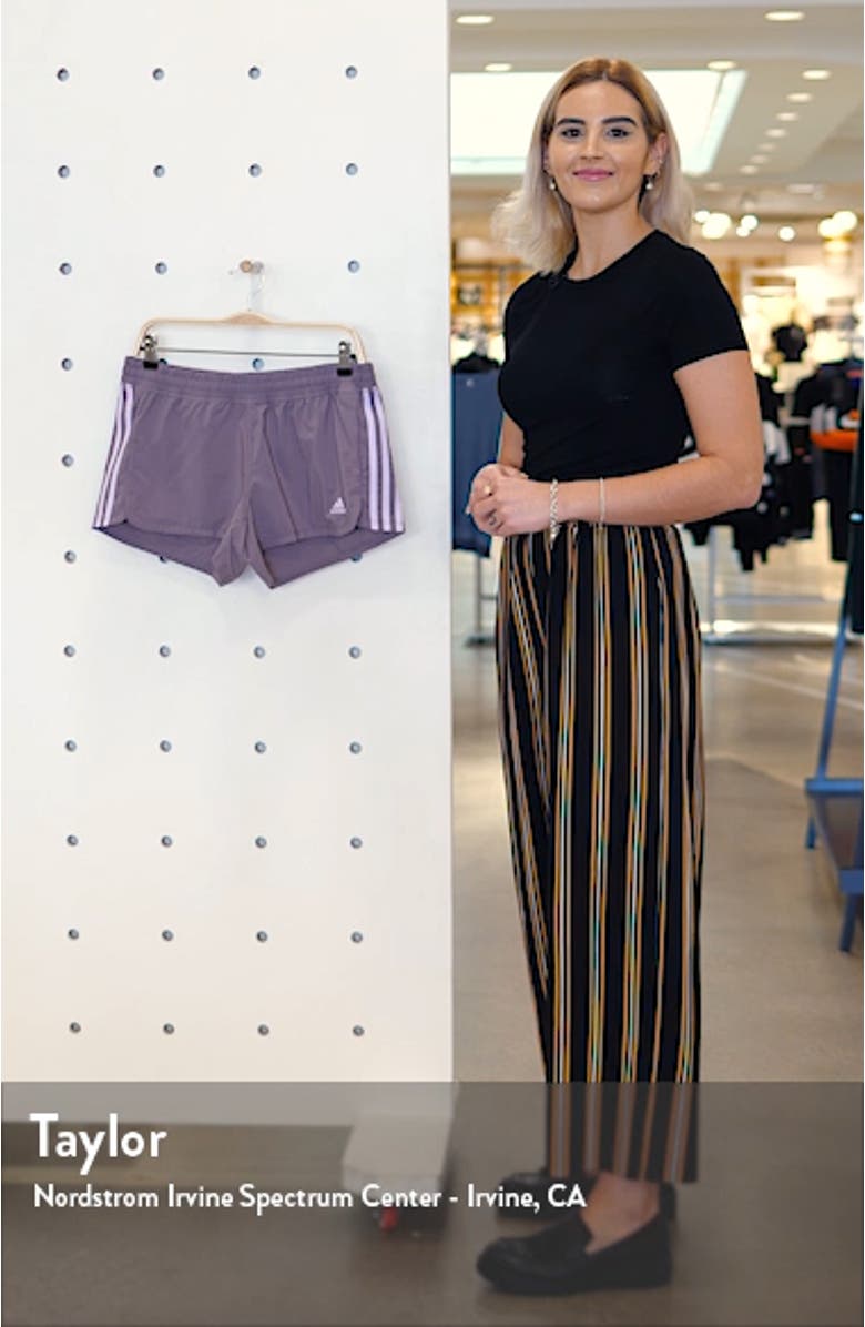 Pacer 3-Stripes Climalite<sup>®</sup> Knit Shorts, sales video thumbnail