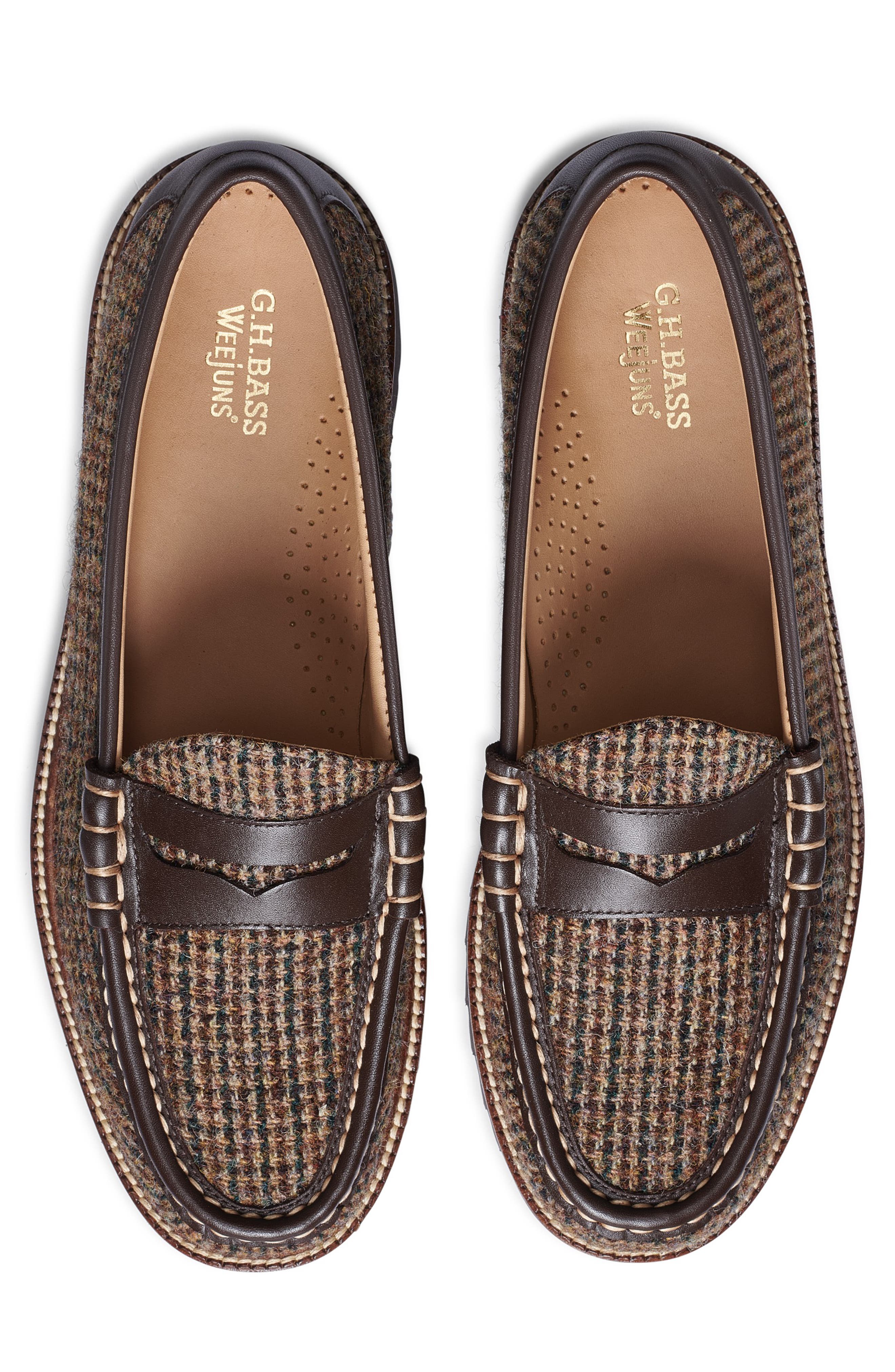 G.H.BASS Larson Tweed Penny Loafer, Alternate, color, 