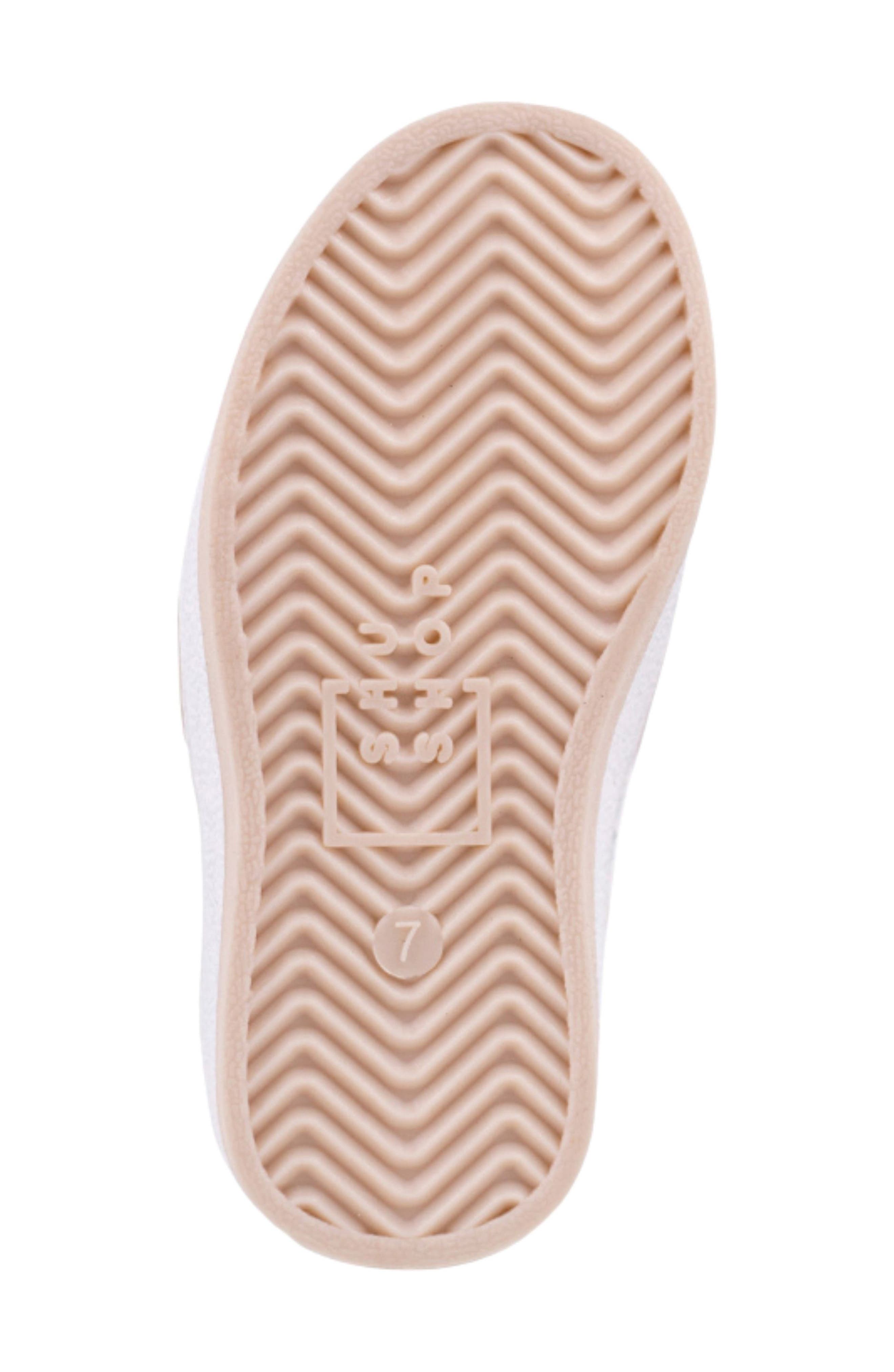 SHUSHOP Kids' Mini Paz Sneaker, Alternate, color, Beige Suede