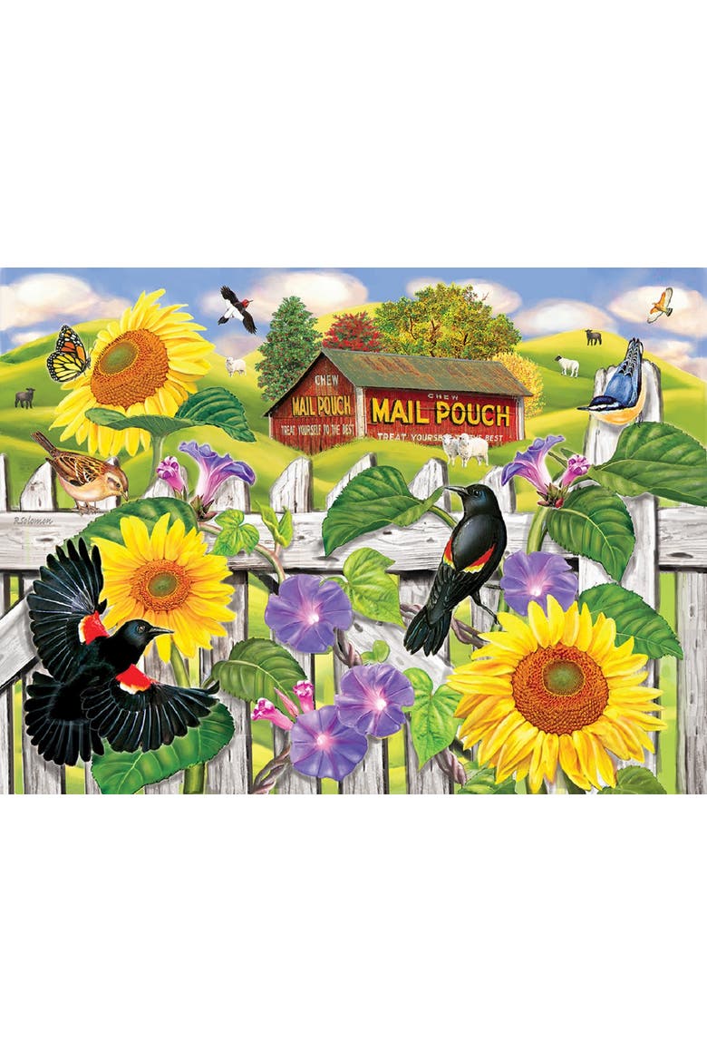 Sunflowers and Blackbirds 1000 piece Jigsaw Puzzle for Adults, Alternate, color, Multicolor