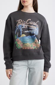Rip Curl Saloon Relaxed Graphic Sweatshirt