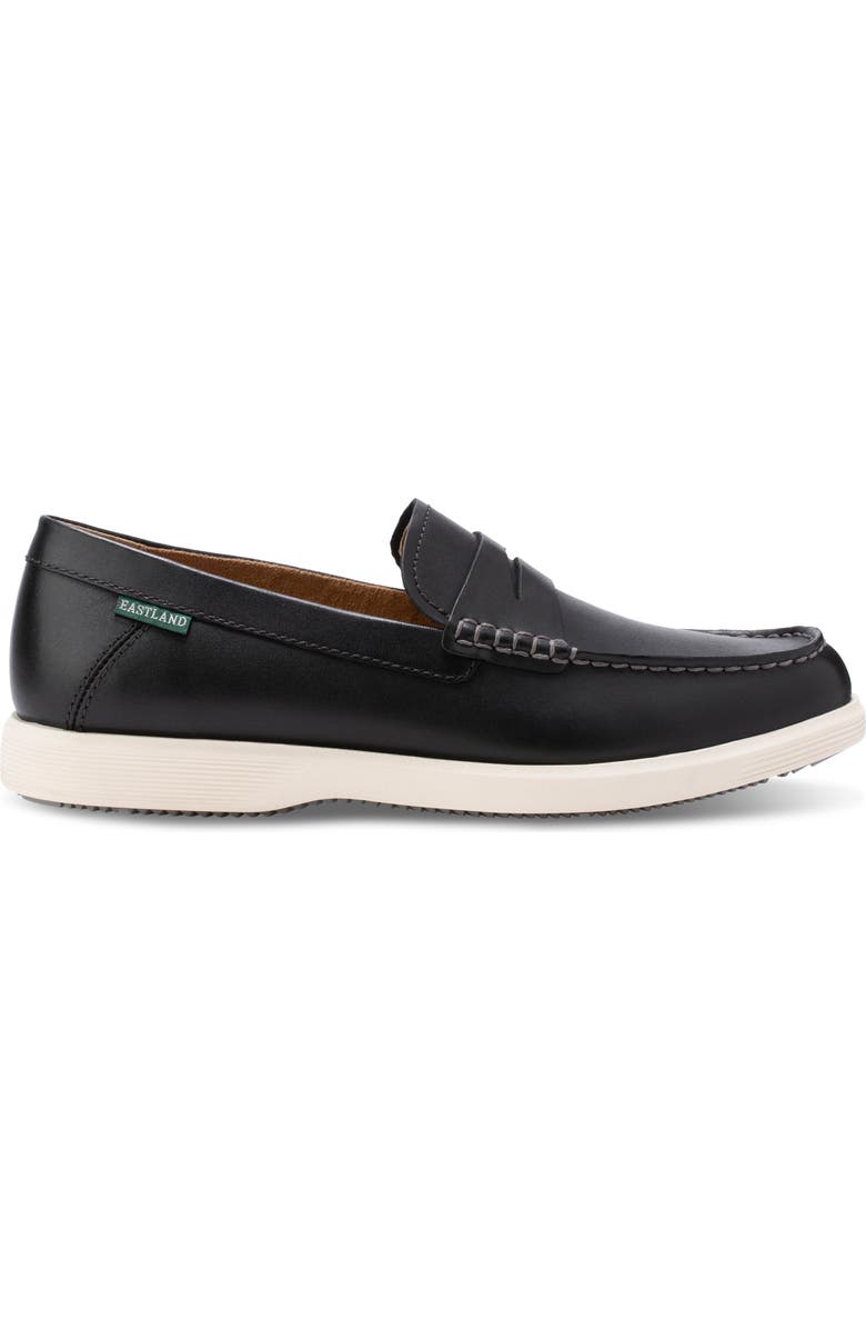 Eastland Baldwin Water Resistant Penny Loafer, Alternate, color, Black