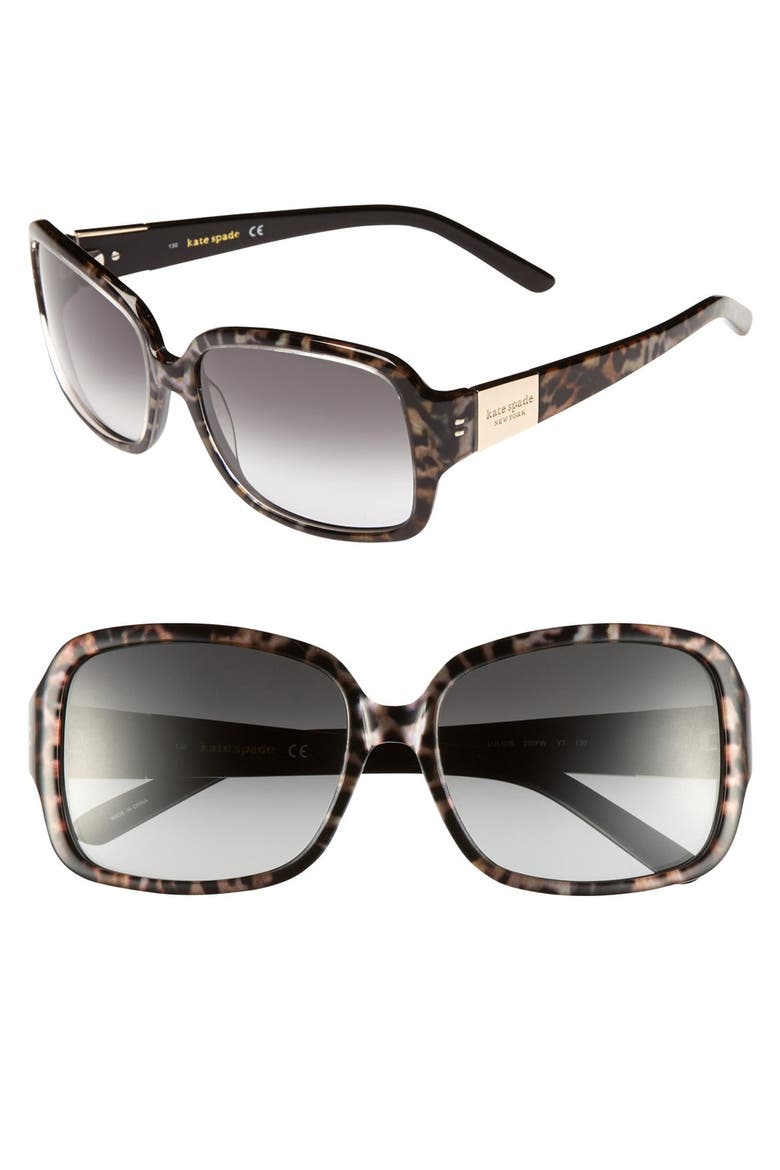 new york lulu 55mm rectangular sunglasses, Main, color, 0086-HA
