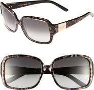 Kate Spade New York lulu 55mm rectangular sunglasses