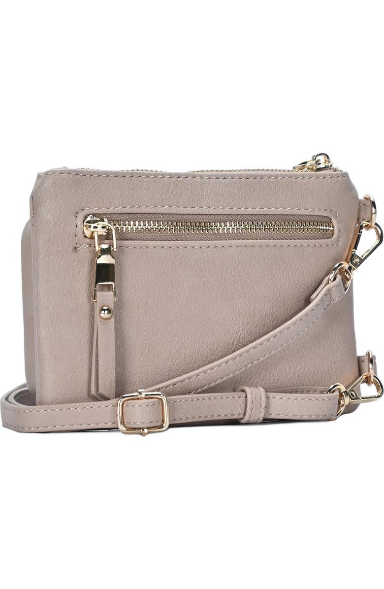 MMS Design Studio Mini Phone Crossbody Bag, Alternate, color, Taupe