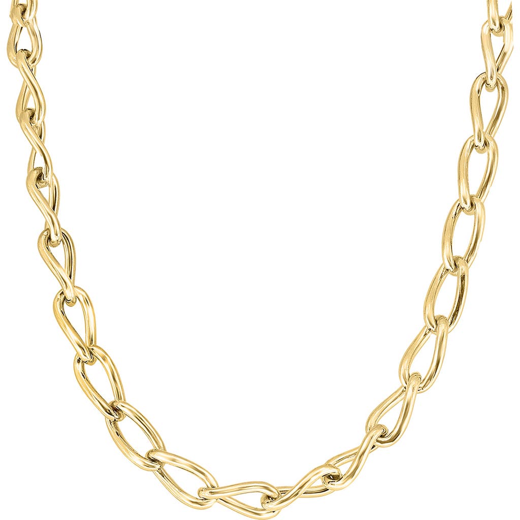 Effy Twisted Link Necklace In Gold