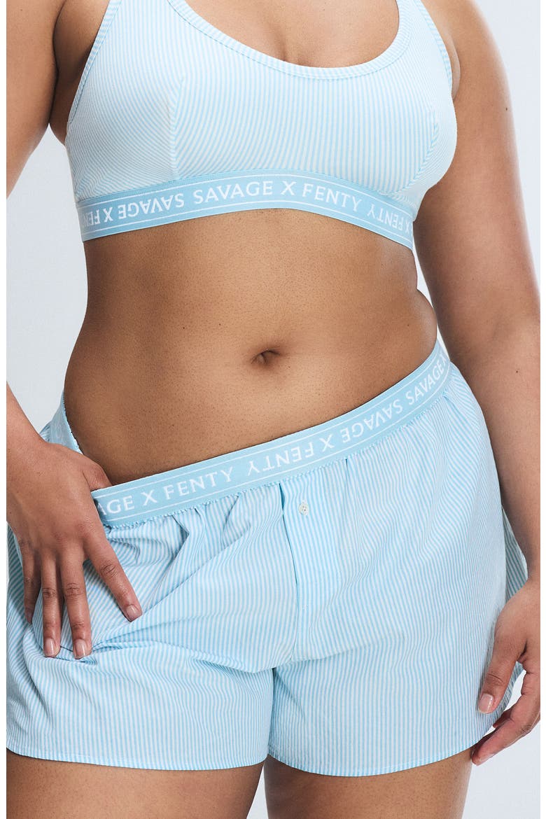 Kickback Casuals Pajama Boxers, Alternate, color, BEACHY BLUE LINE BY LINE