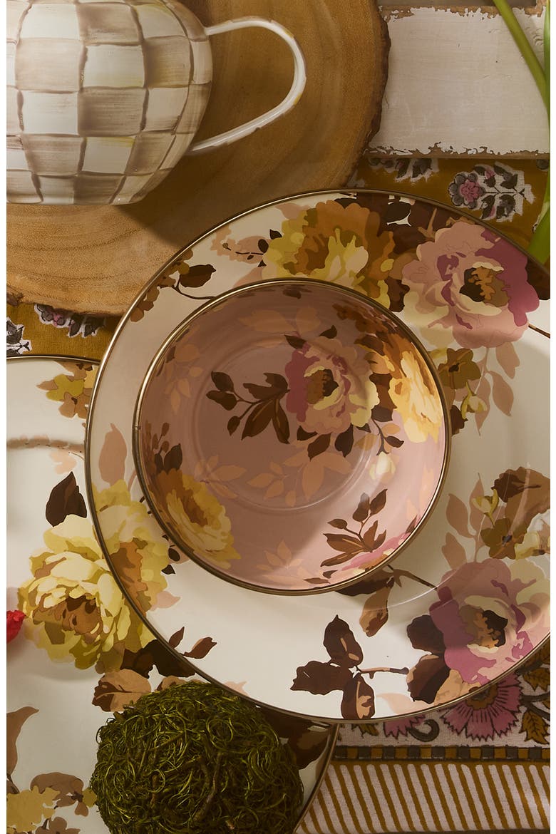 Wild Rose Mauve Everyday Bowl, Alternate, color, MAUVE