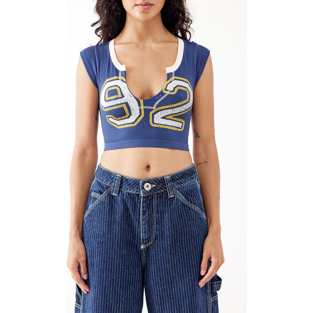 Shop Bdg Urban Outfitters Going For Gold '92 Graphic Crop Top