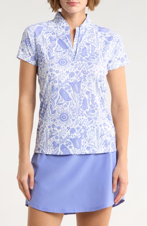 Reese Half Zip Knit Polo