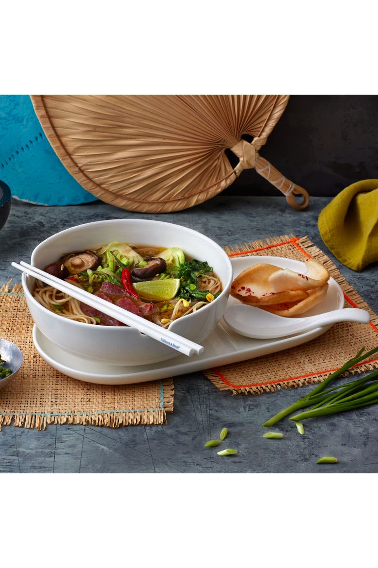 Soup Passion Asia Bowl, Alternate, color, White