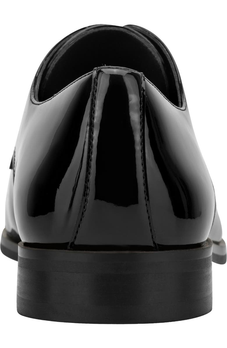 Kenneth Cole New York Henzer Patent Cap Toe Derby, Alternate, color, Black Patent