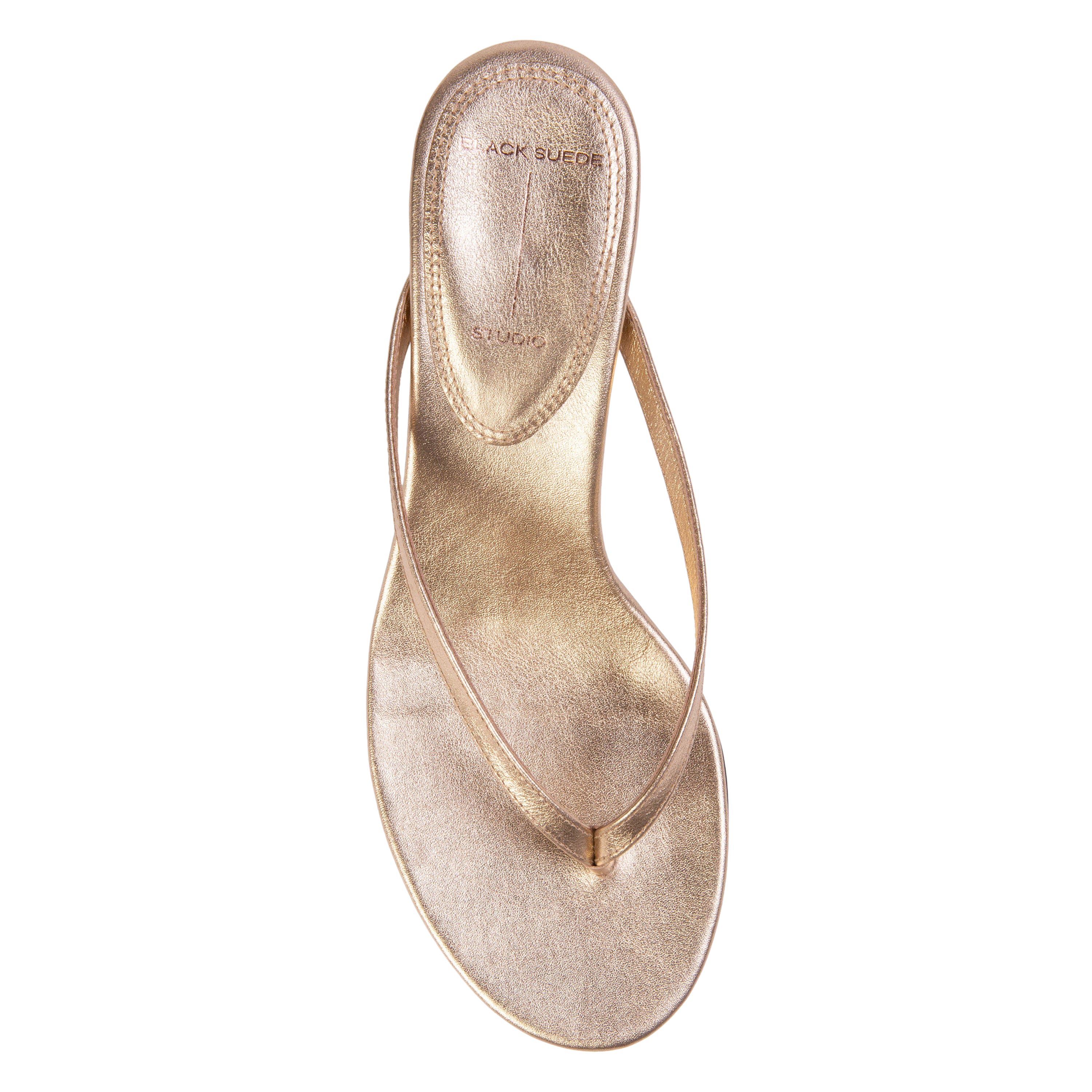 BLACK SUEDE STUDIO Tash50 Metallic, Alternate, color, Gold Metallic Leather