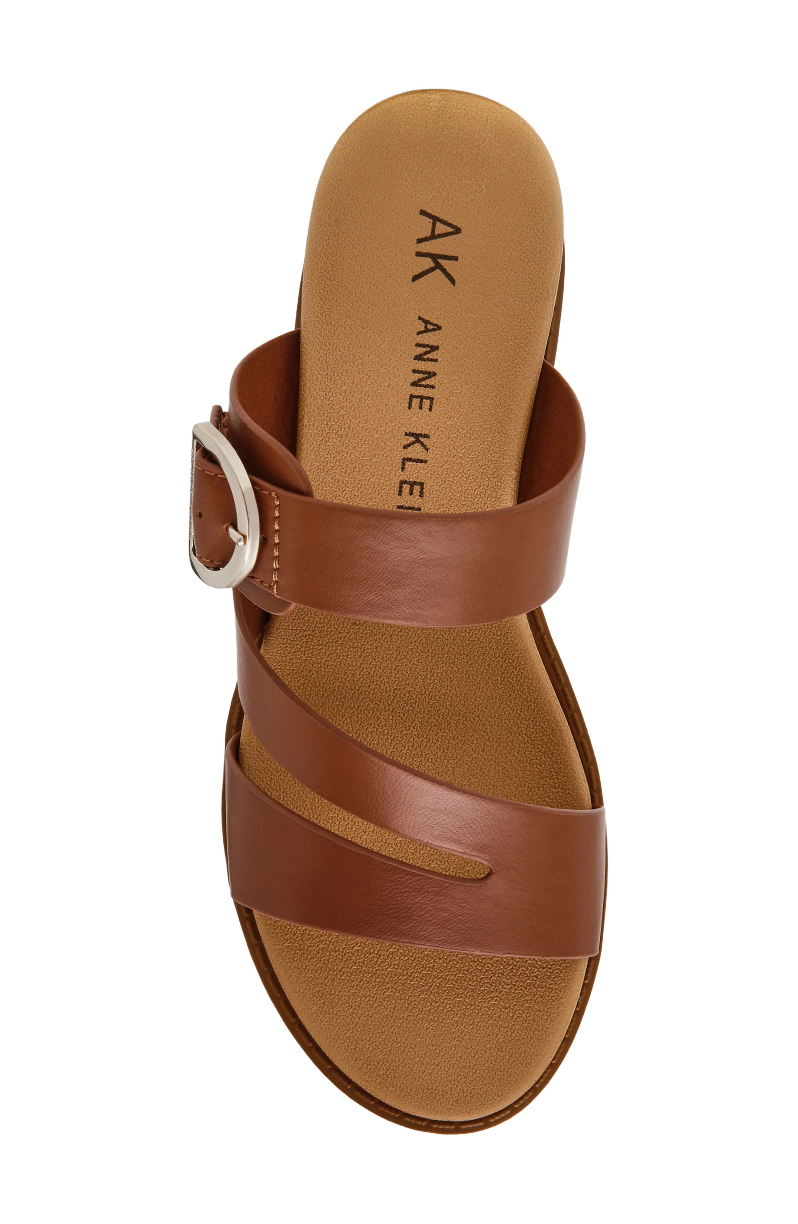 Lalasa Slide Sandal, Alternate, color, COGNAC