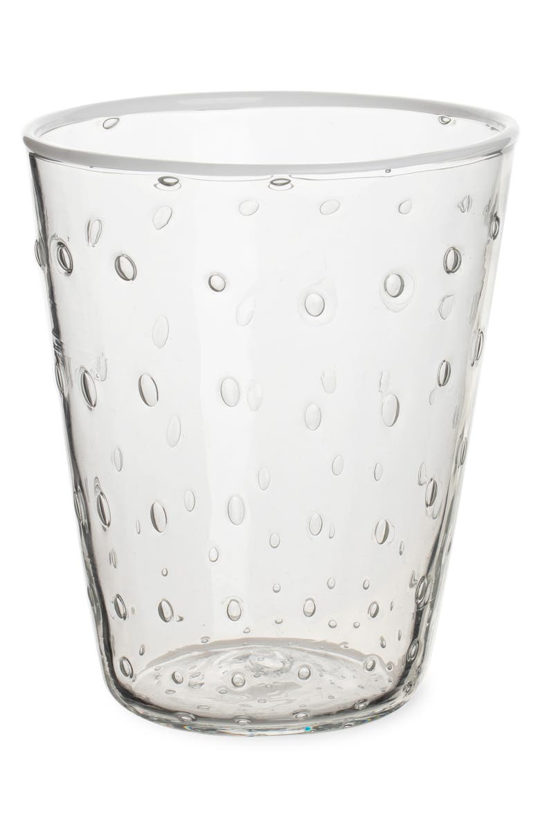 Stories of Italy Set of 2 Mismatched Ultralight Murano Glass Tumblers, Alternate, color,